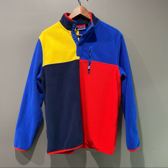 Club Room Other - Club Room Colorblock Fleece Quarter-Zip Small